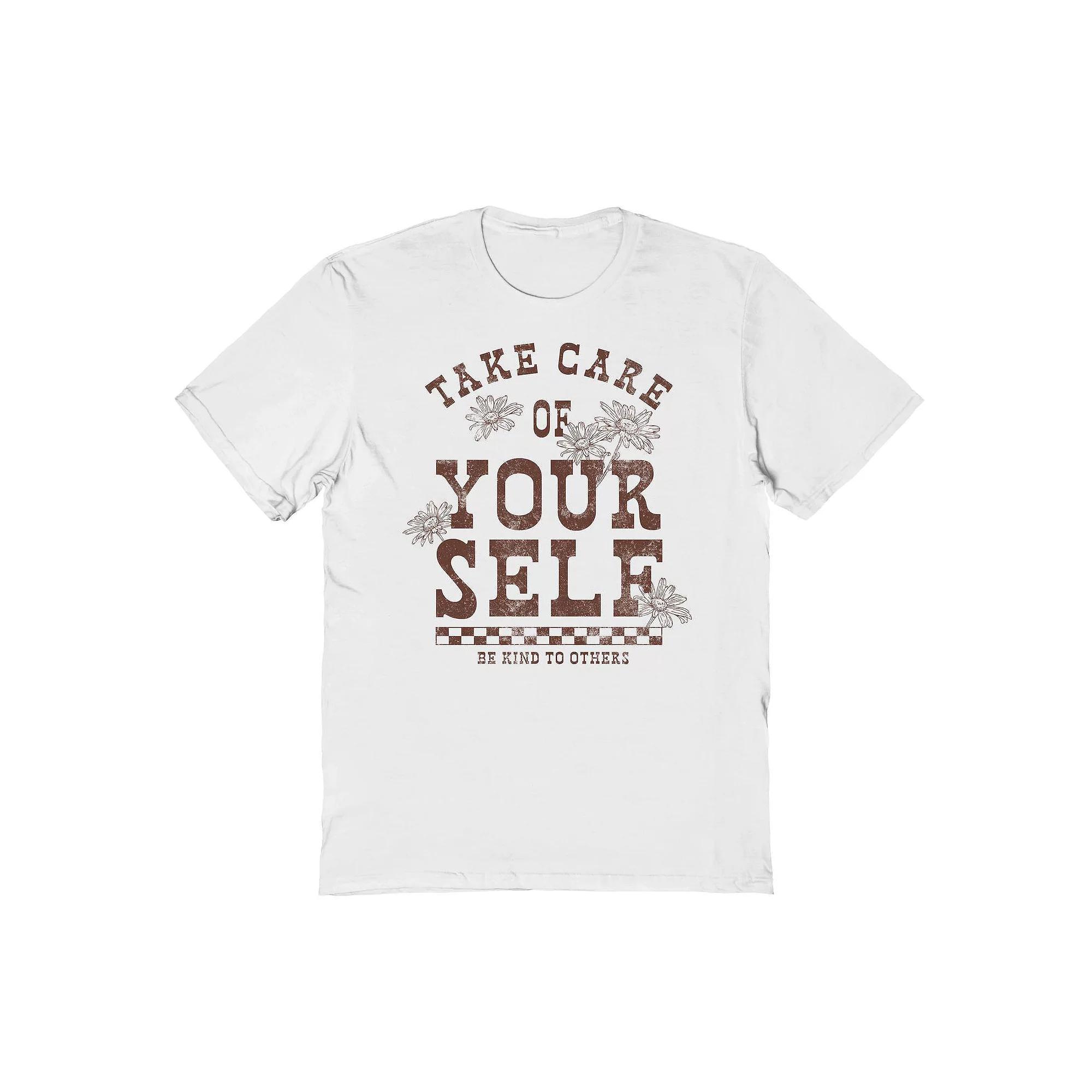 Men's COLAB89 by Threadless Yourself Graphic Tee, Size: Large, White Product Image