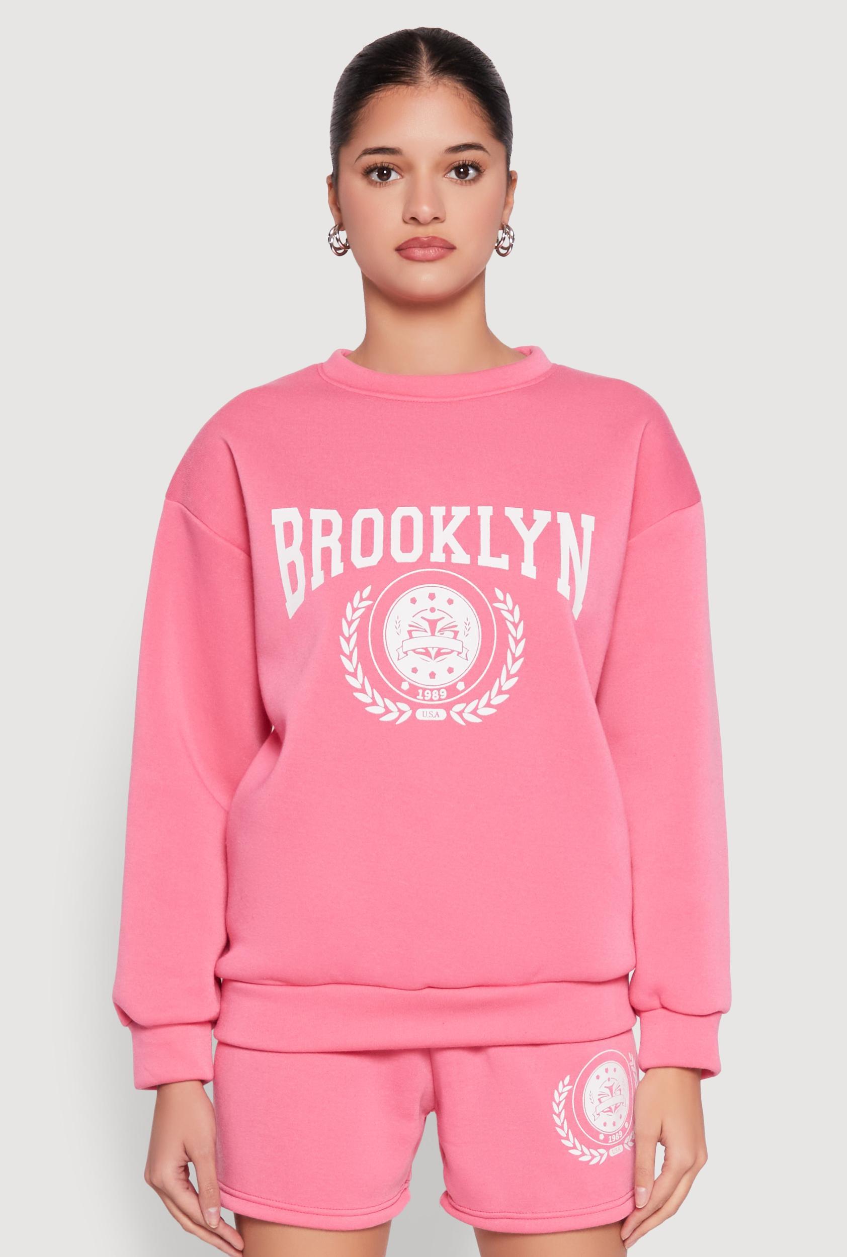 Womens Fleece Brooklyn Graphic Sweatshirt Product Image