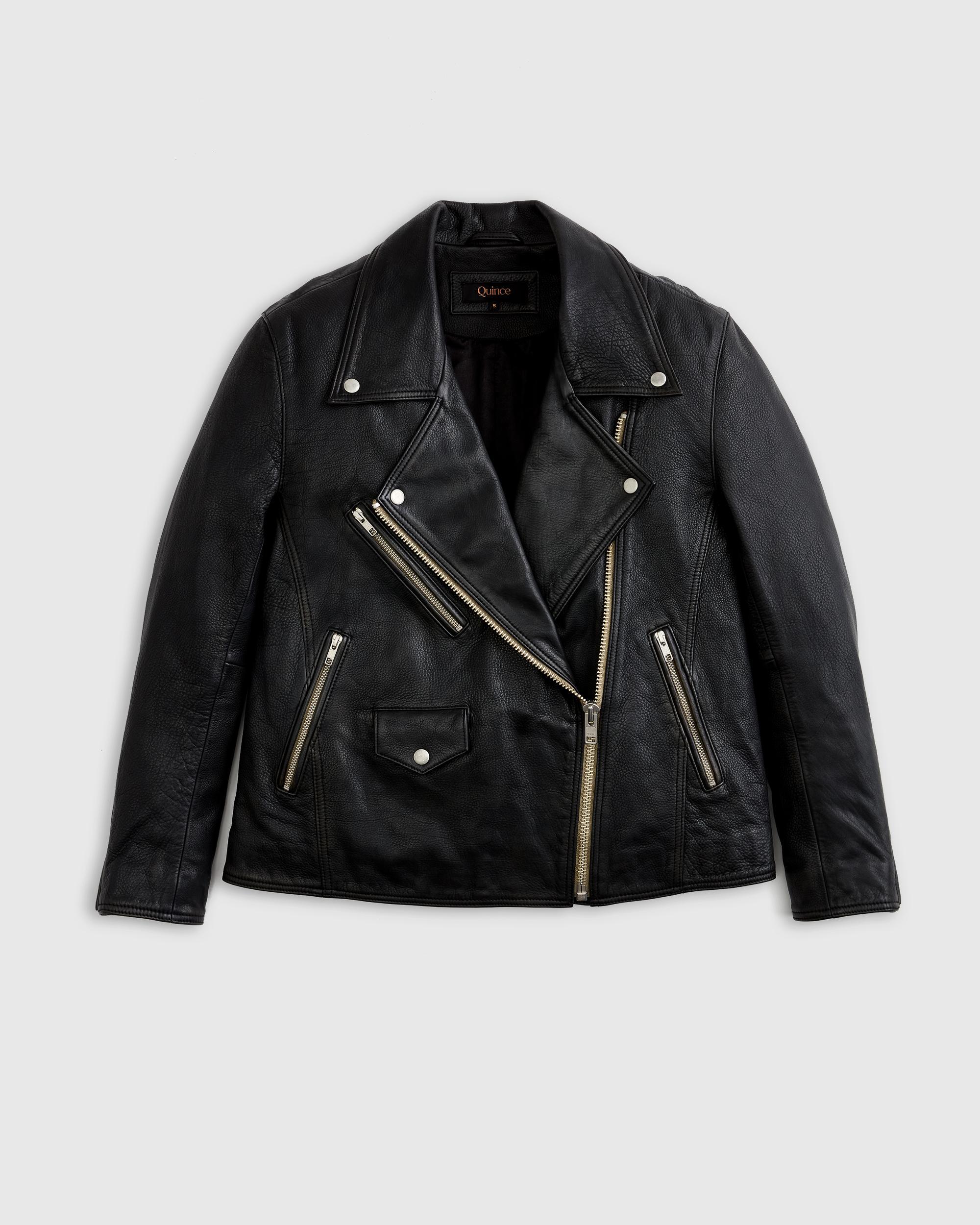 Quince | Women's OverSized Biker Jacket Size XS, Leather Product Image