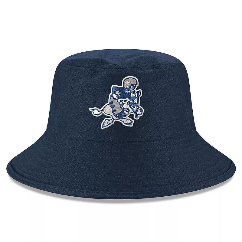 Men's New Era Navy Dallas Cowboys Main Bucket Hat, Size: Small/Medium, Blue Product Image