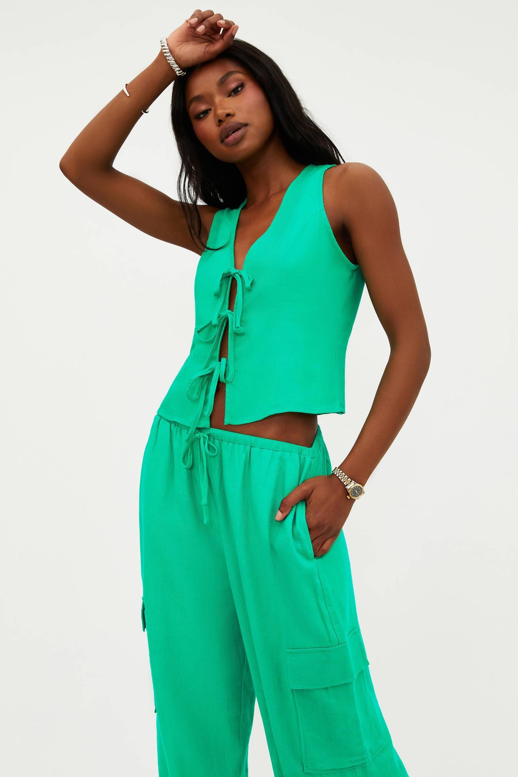 Arlowe Vest Mediterranean Mint Product Image