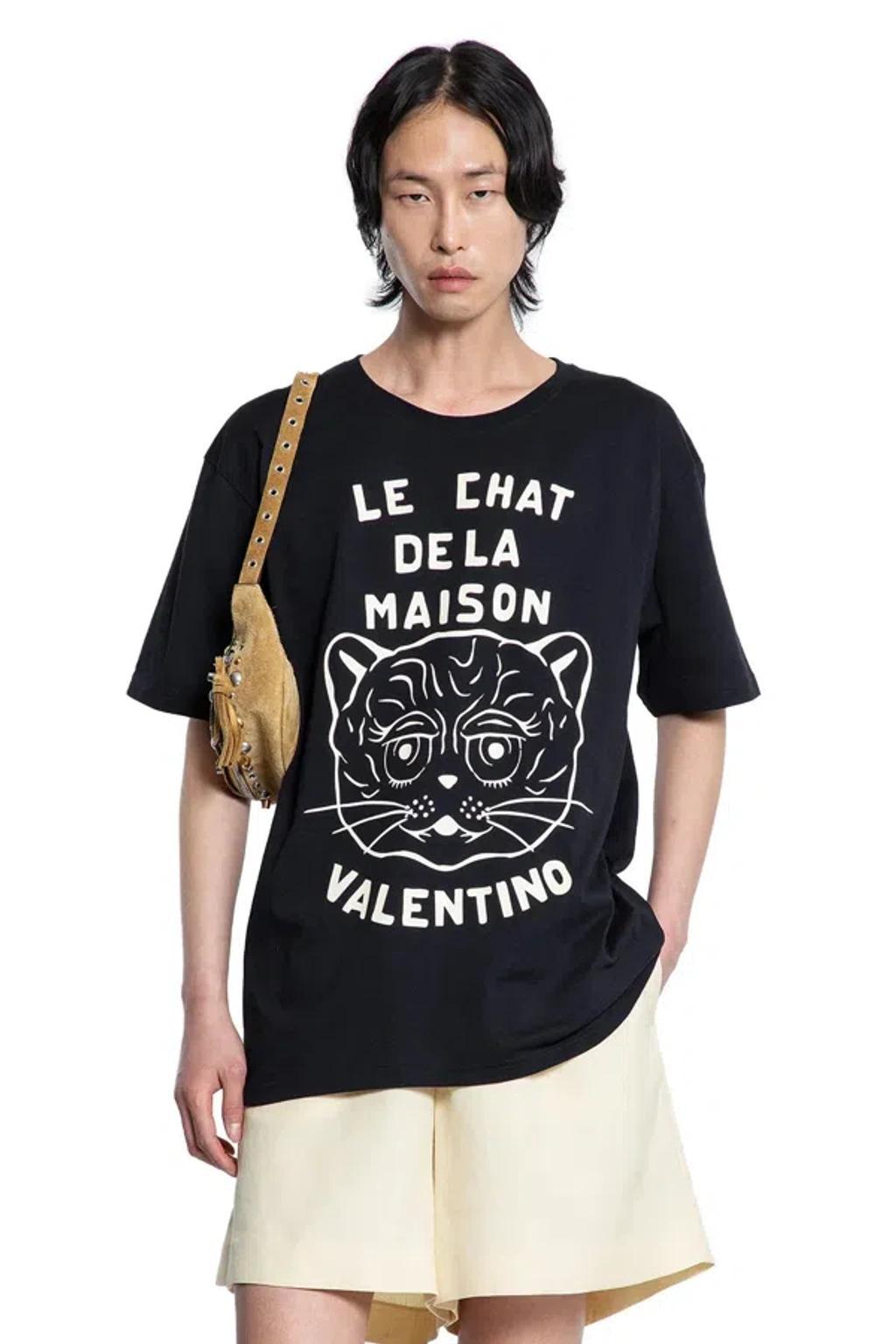 VALENTINO T-shirt Logo In Red Product Image