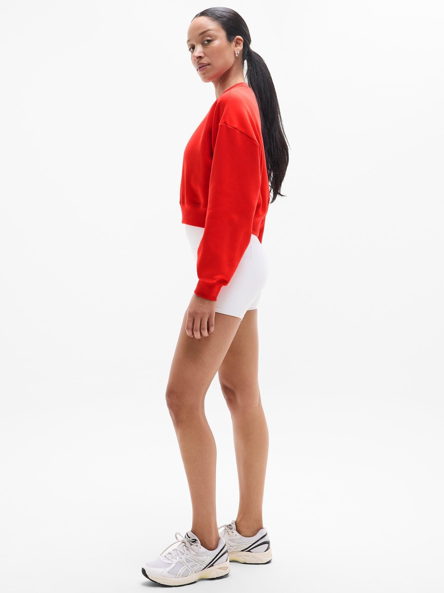 Heavyweight Terry Crop Crew Sweatshirt Product Image