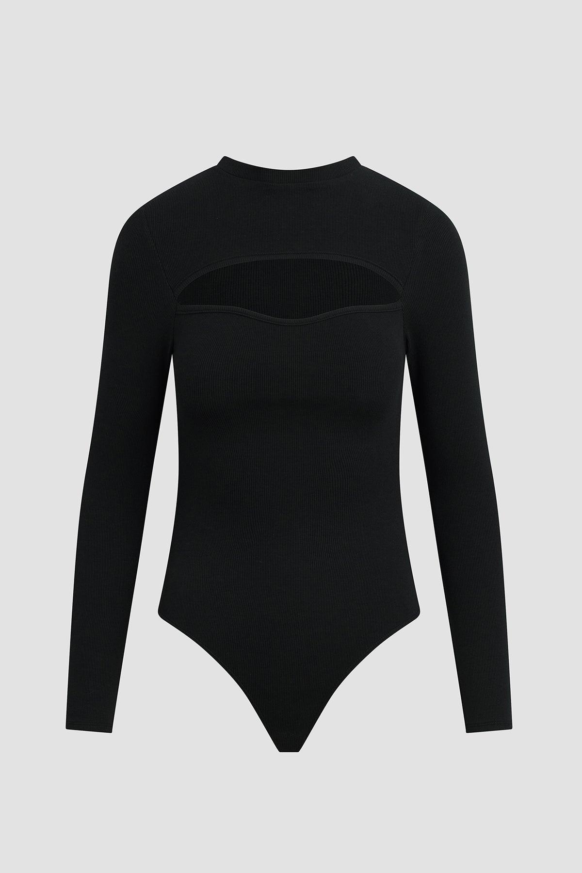 Sweetheart Cut Out Bodysuit Female Product Image