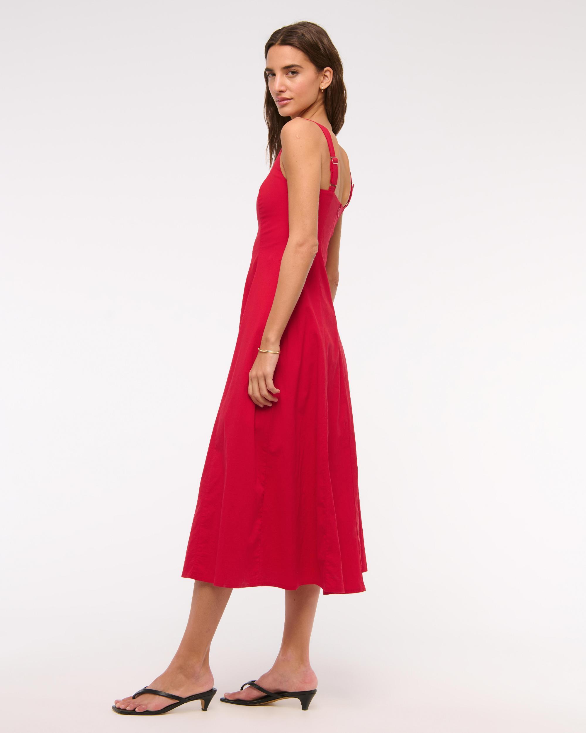 The A&F Mila Midi Dress Product Image