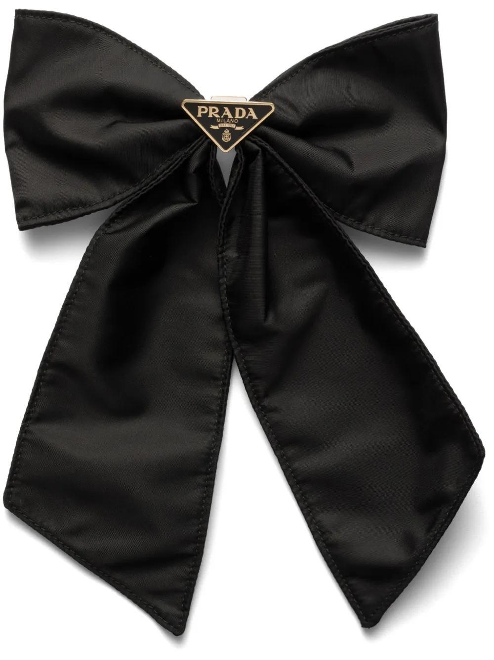 PRADA Re-nylon Hair Clip In Schwarz Product Image