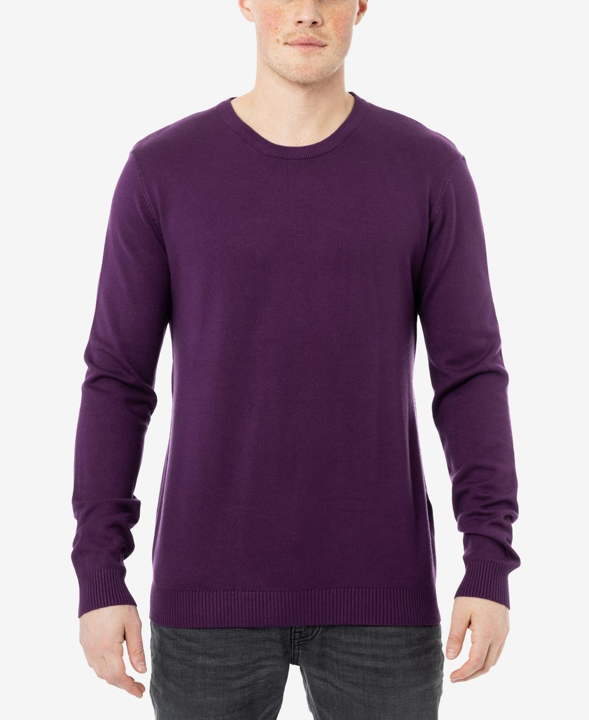 Men's Xray Fitted Crewneck Top, Size: XL, Purple Product Image