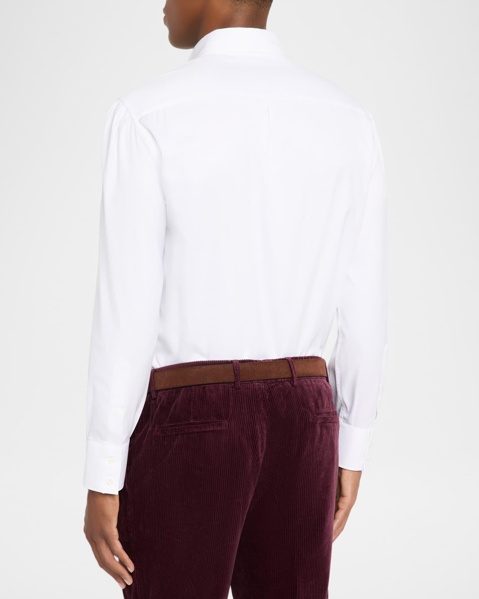 Men's Piece Dyed Cotton Twill Shirt Product Image