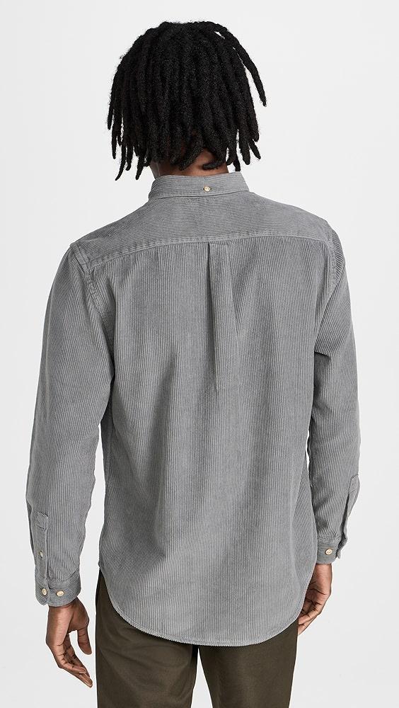 Portuguese Flannel Lobo Corduroy Shirt Anthracite XXL Product Image