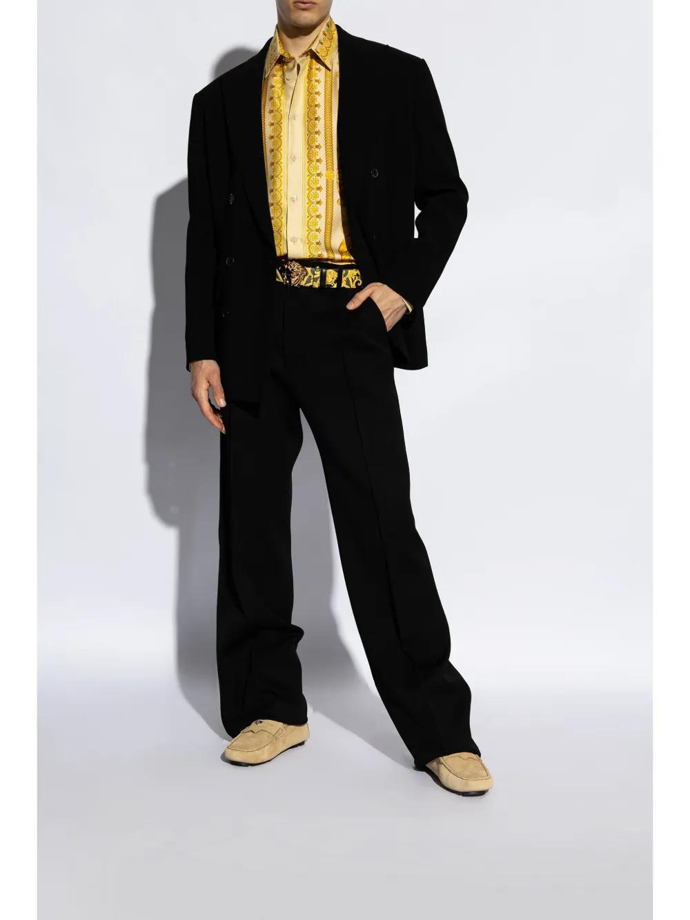 Medusa Head suede loafers Product Image