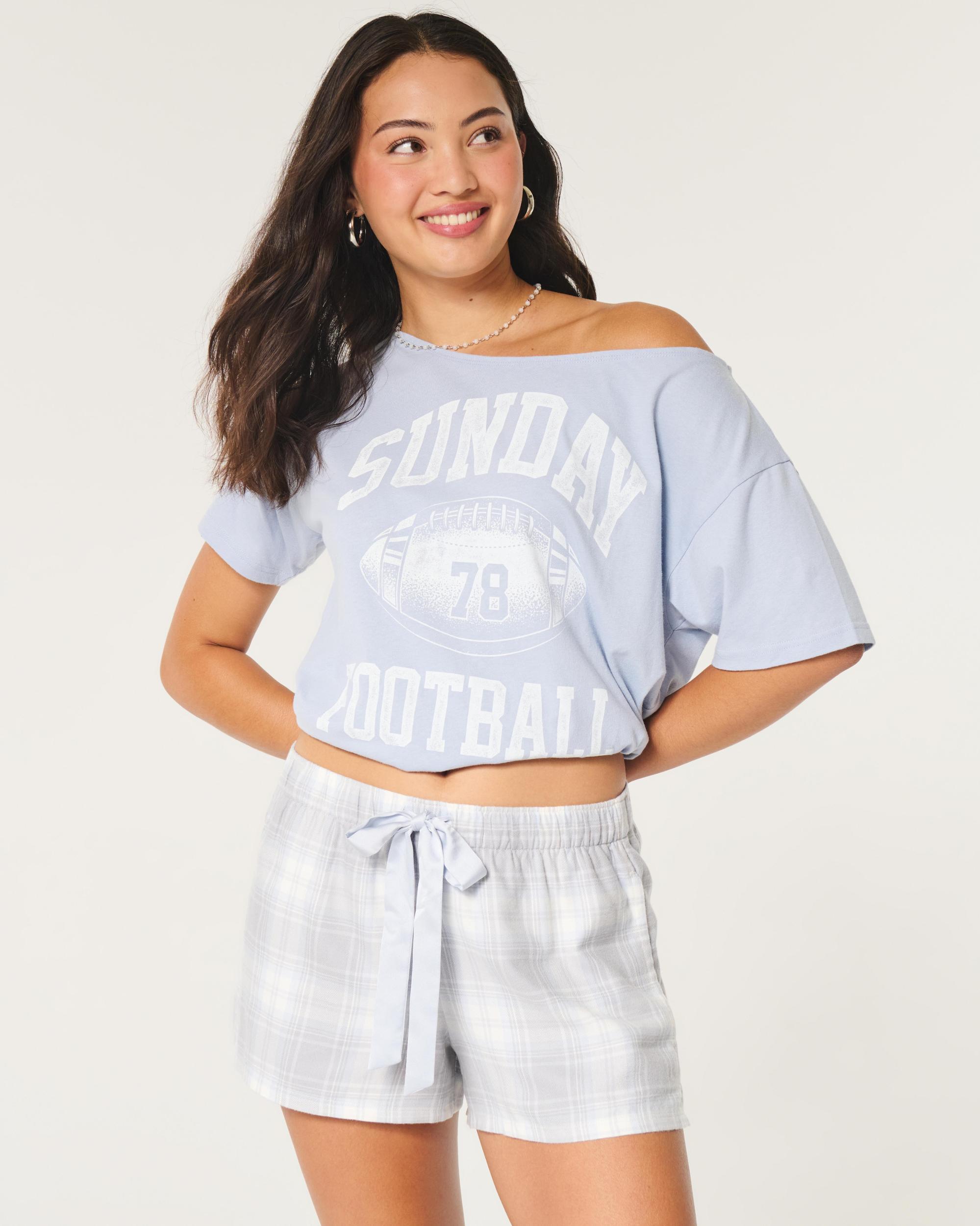 Flannel Tie Shorts Product Image