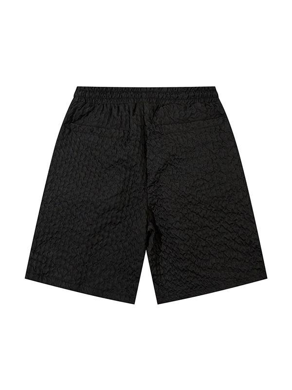 Men's Zipper Pocket Pleated Cargo Shorts Product Image