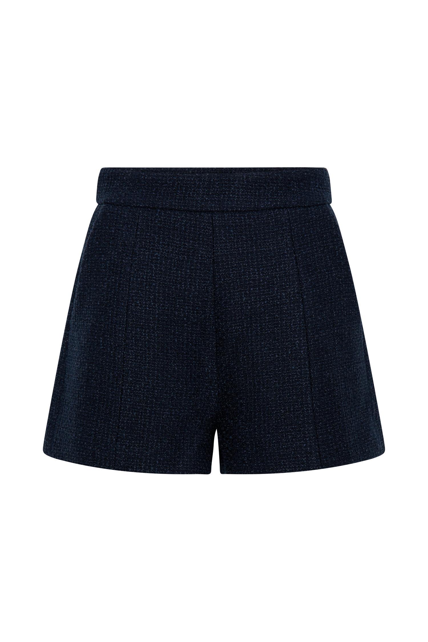 Parker Boucle Shorts - Midnight Blue Product Image
