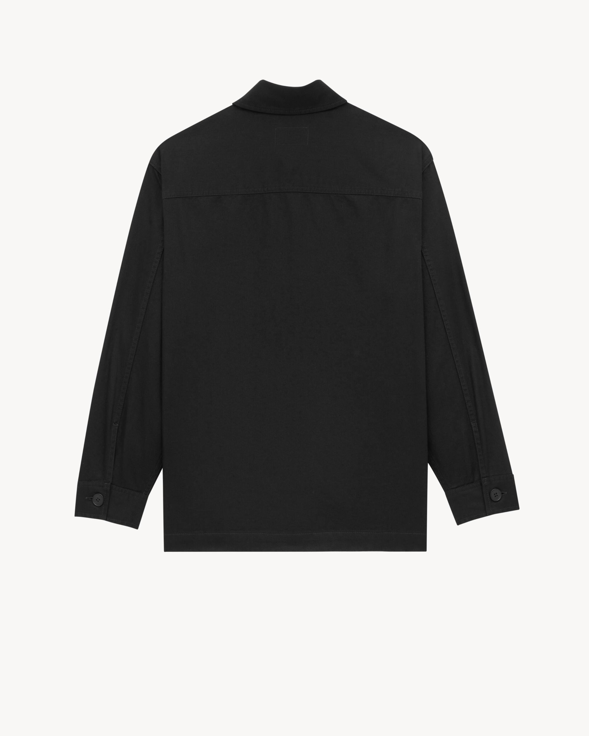 CASSANDRE overshirt in cotton linen gabardine Product Image