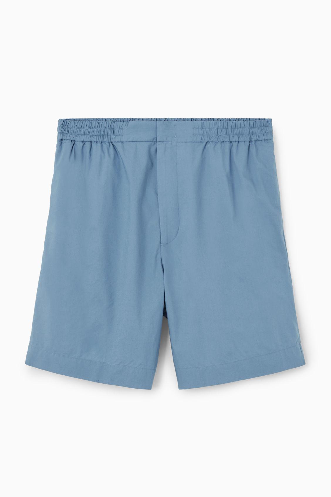 ELASTICATED COTTON SHORTS Product Image