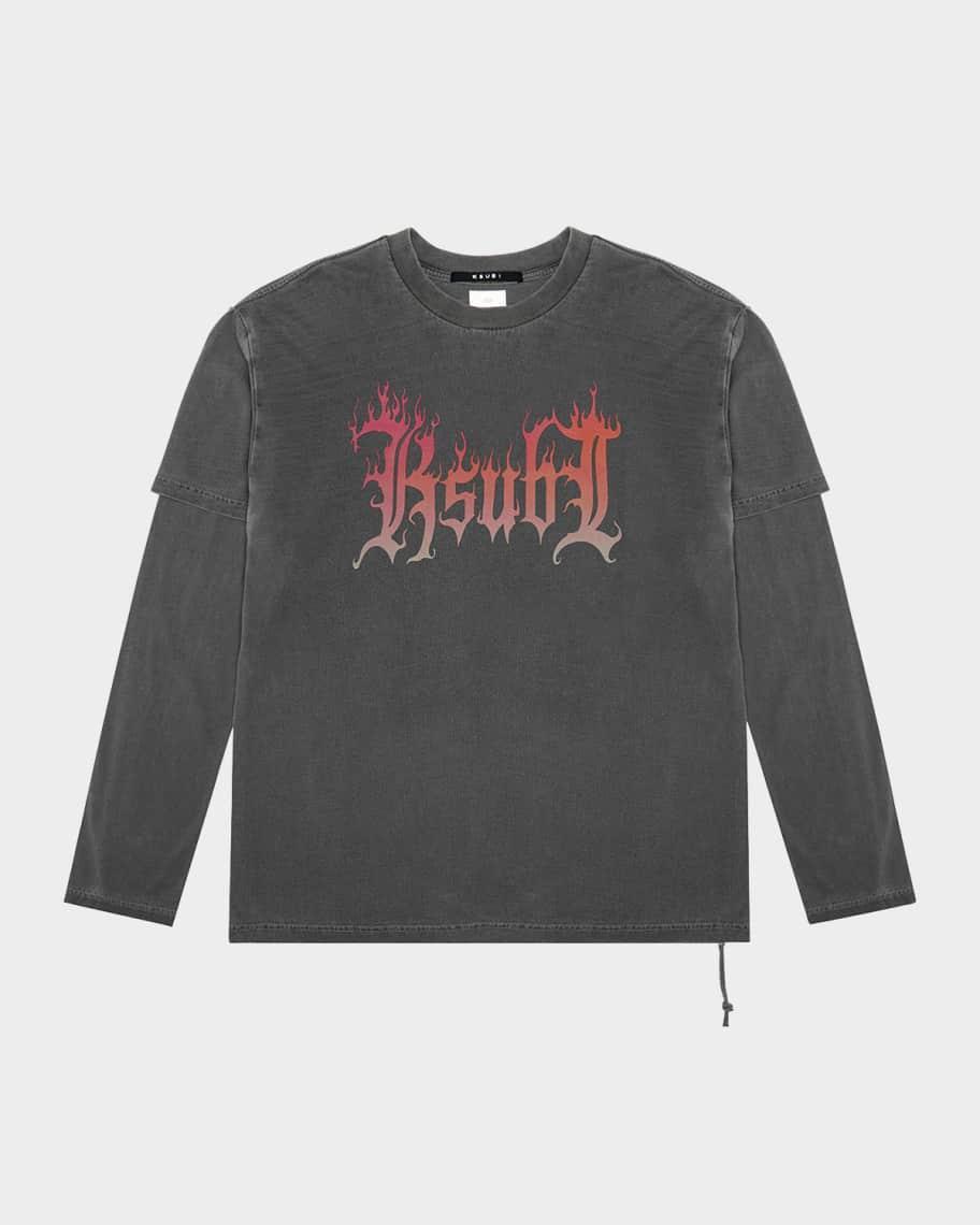 Mens Democrazy Feugo Layered Long-Sleeve T-Shirt Product Image