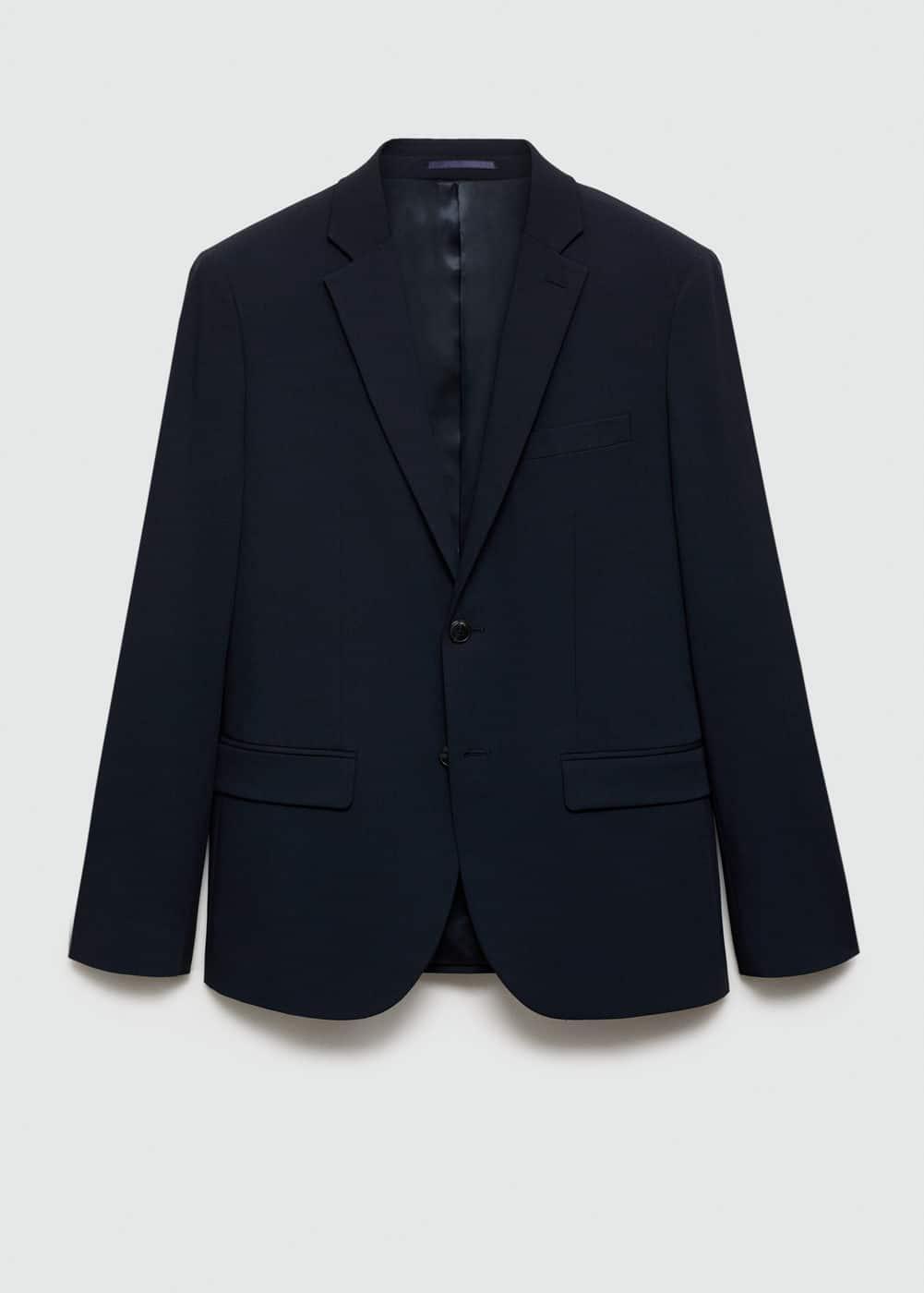 Super slim-fit suit blazer in stretch fabric - Men | MANGO USA Product Image
