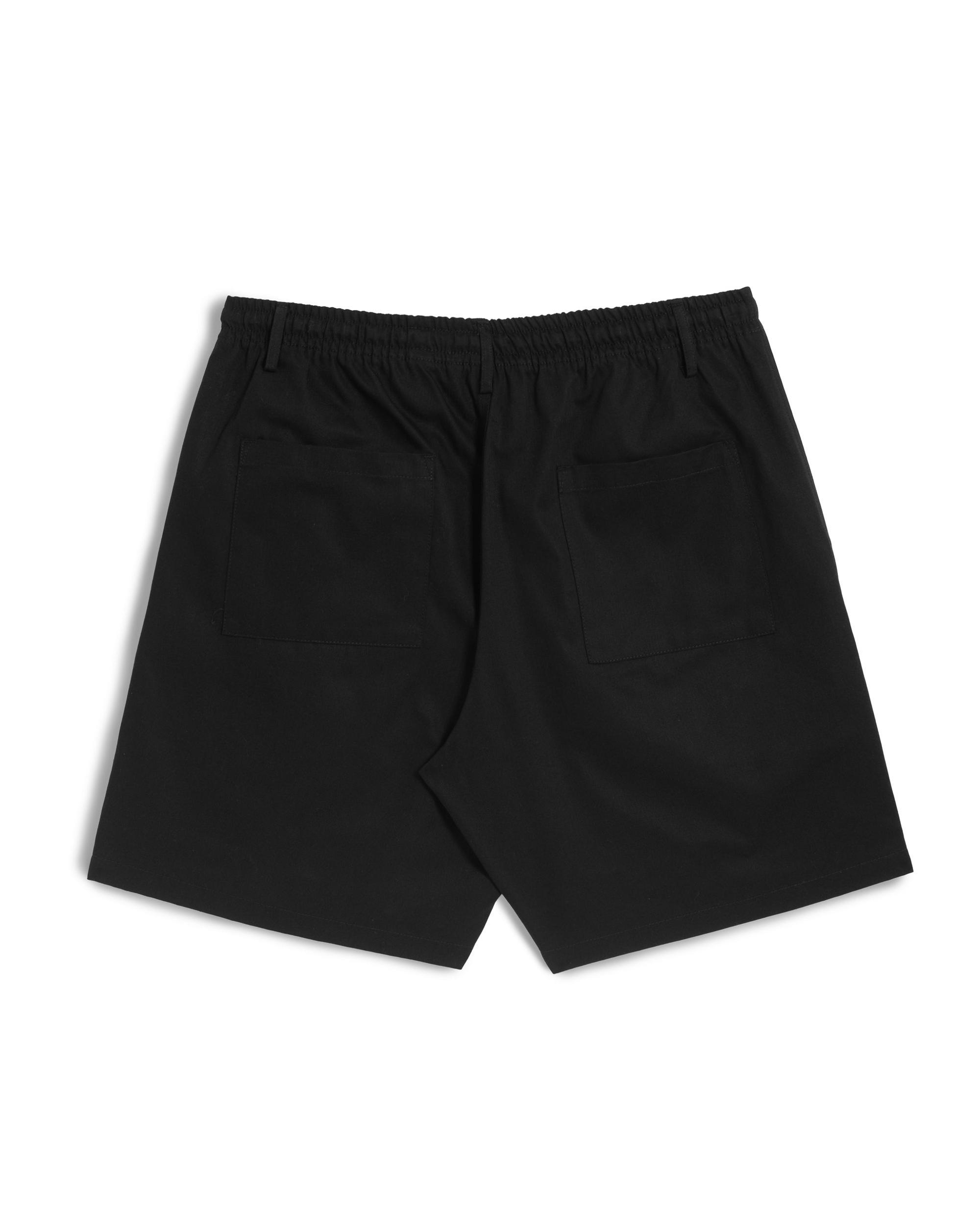 Black Herringbone Leisure Short Product Image