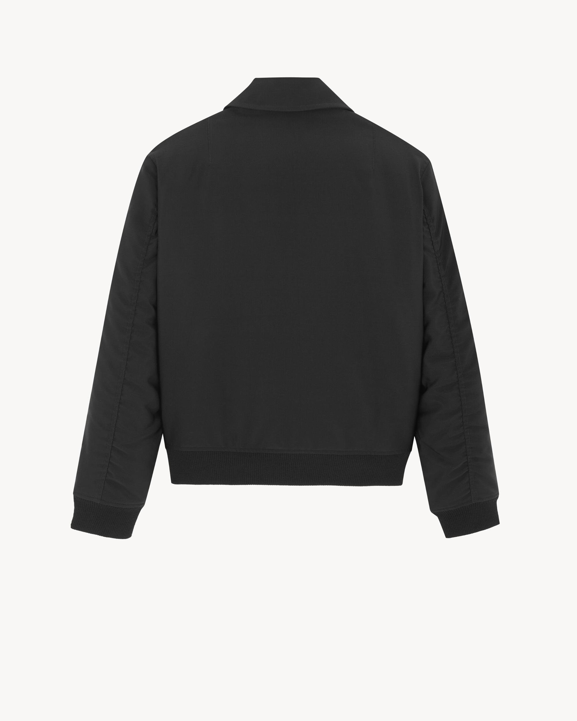 Bomber Jacket in Faille Product Image
