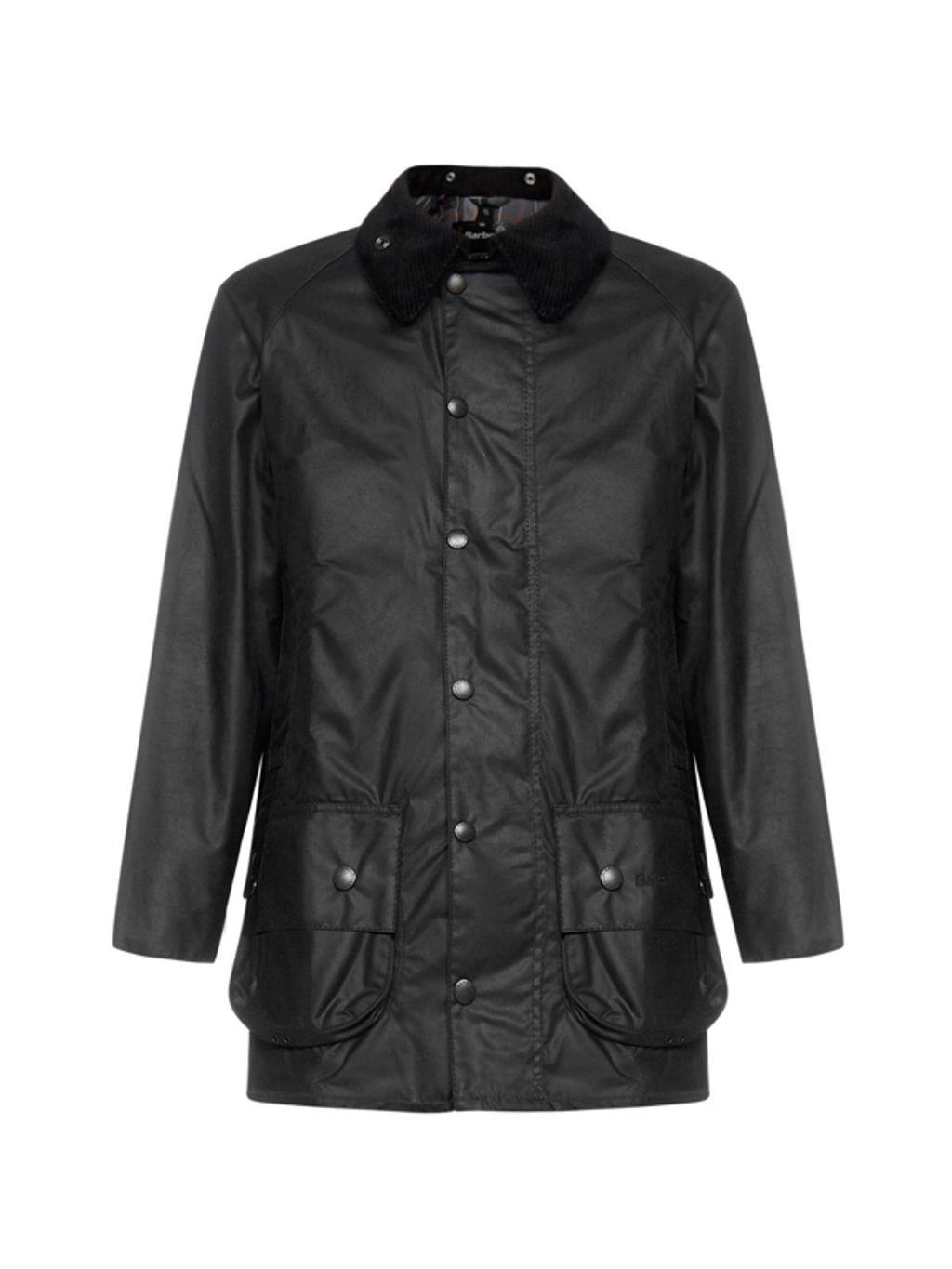 BARBOUR Green Cotton Outerwear Jacket In Grey Product Image