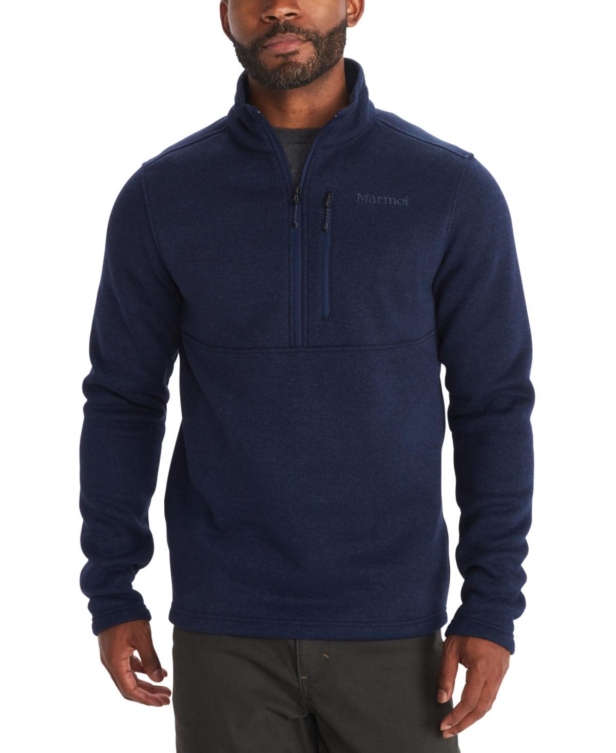 Mens Marmot Drop Line 1/2 Zip Blue Product Image