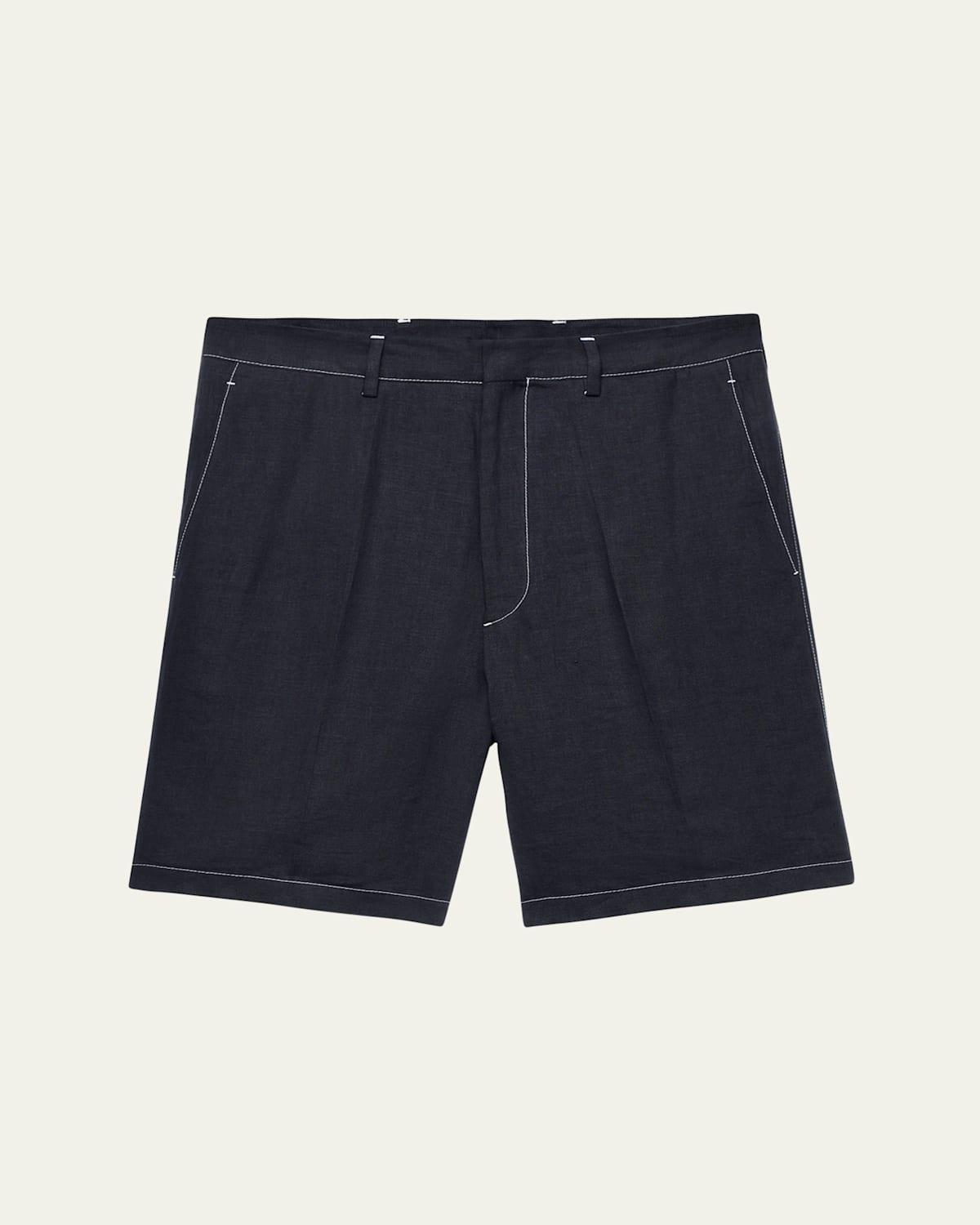 Mens Linen Bermudas Product Image