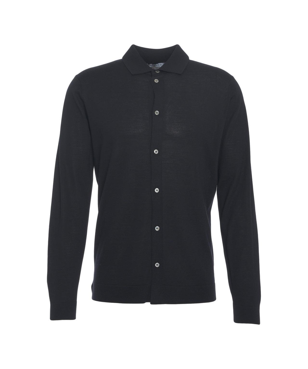 Knit virgin wool shirt Product Image