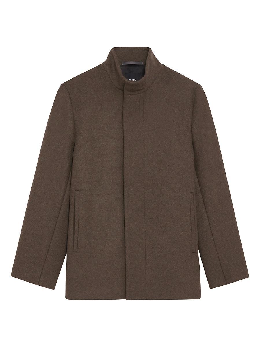 Theory Clarence Wool Melton Coat Product Image
