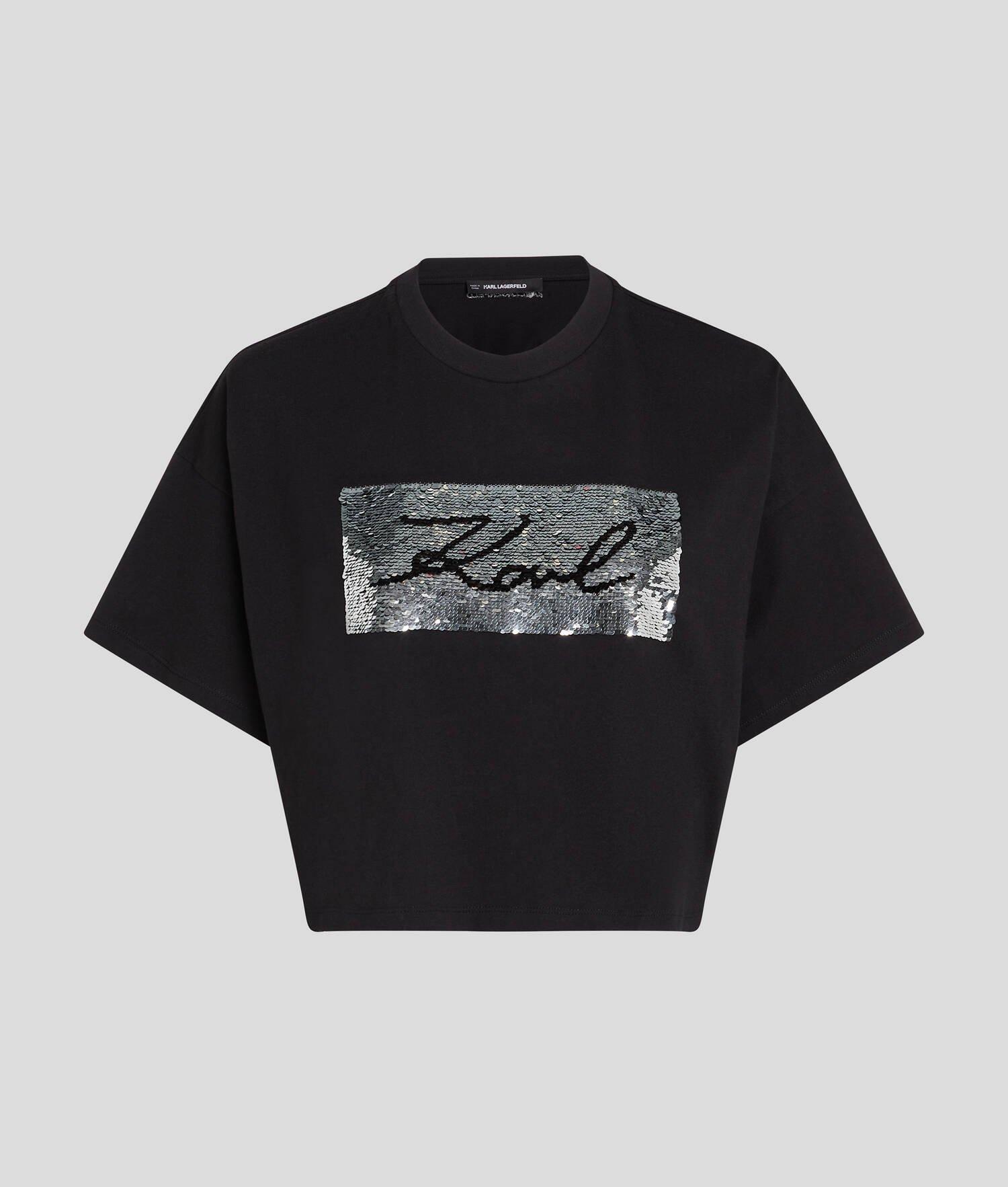 REVERSIBLE SEQUINS T-SHIRT Product Image