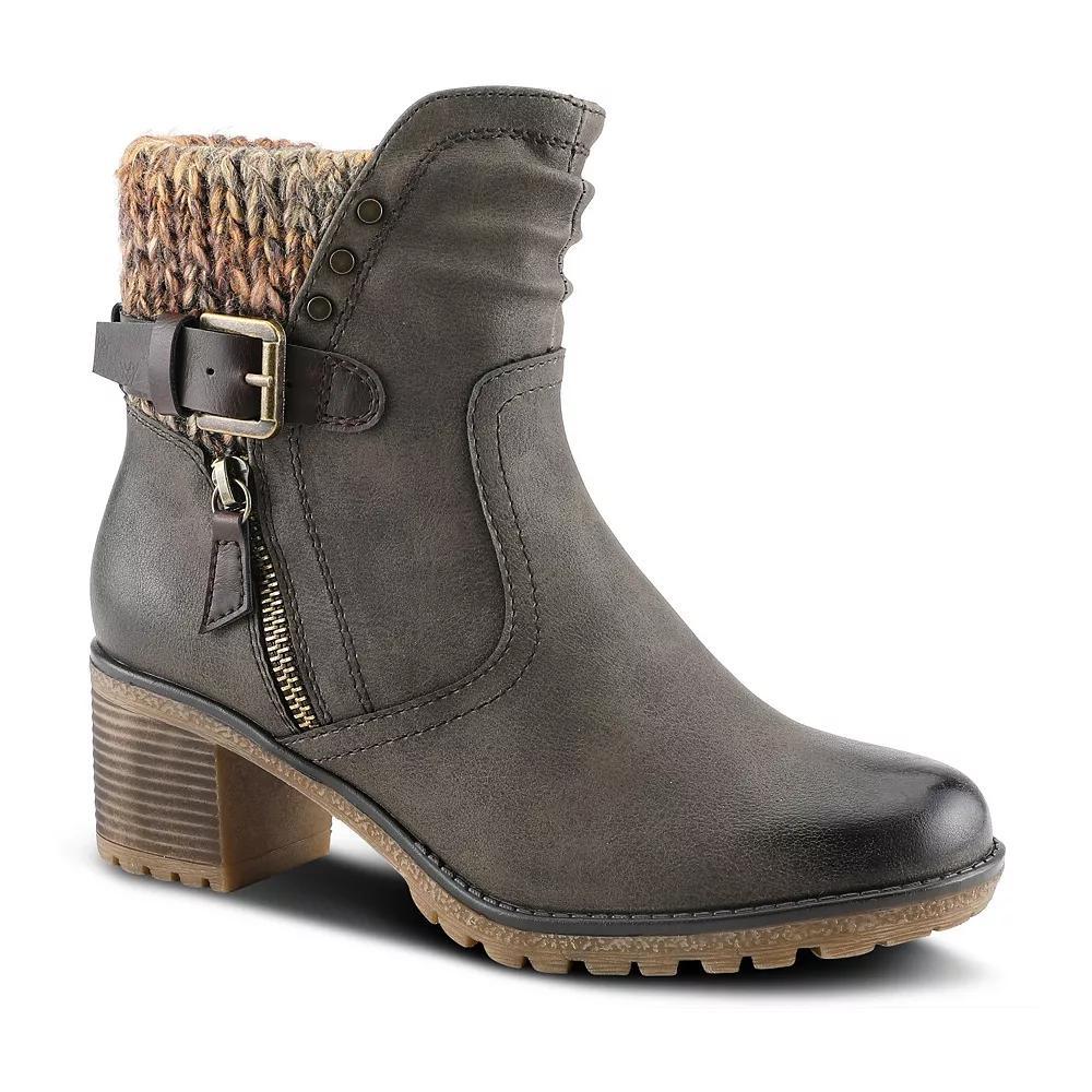 Spring Step Rene Women's Ankle Boots, Size: 39, Olive Green Product Image