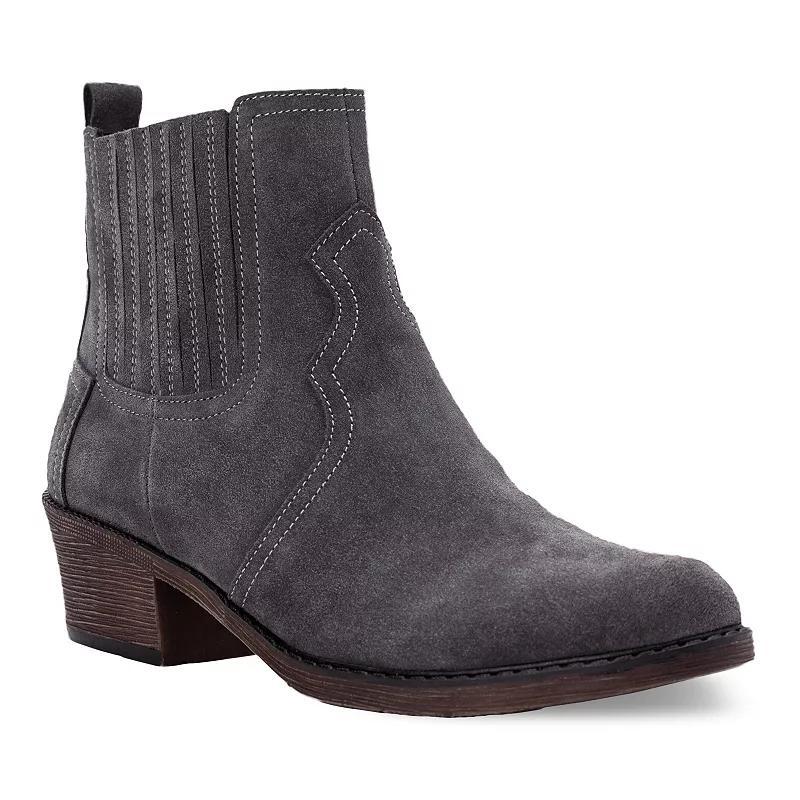Propet Reese Women's Suede Ankle Boots, Size: 7 N, Black Product Image