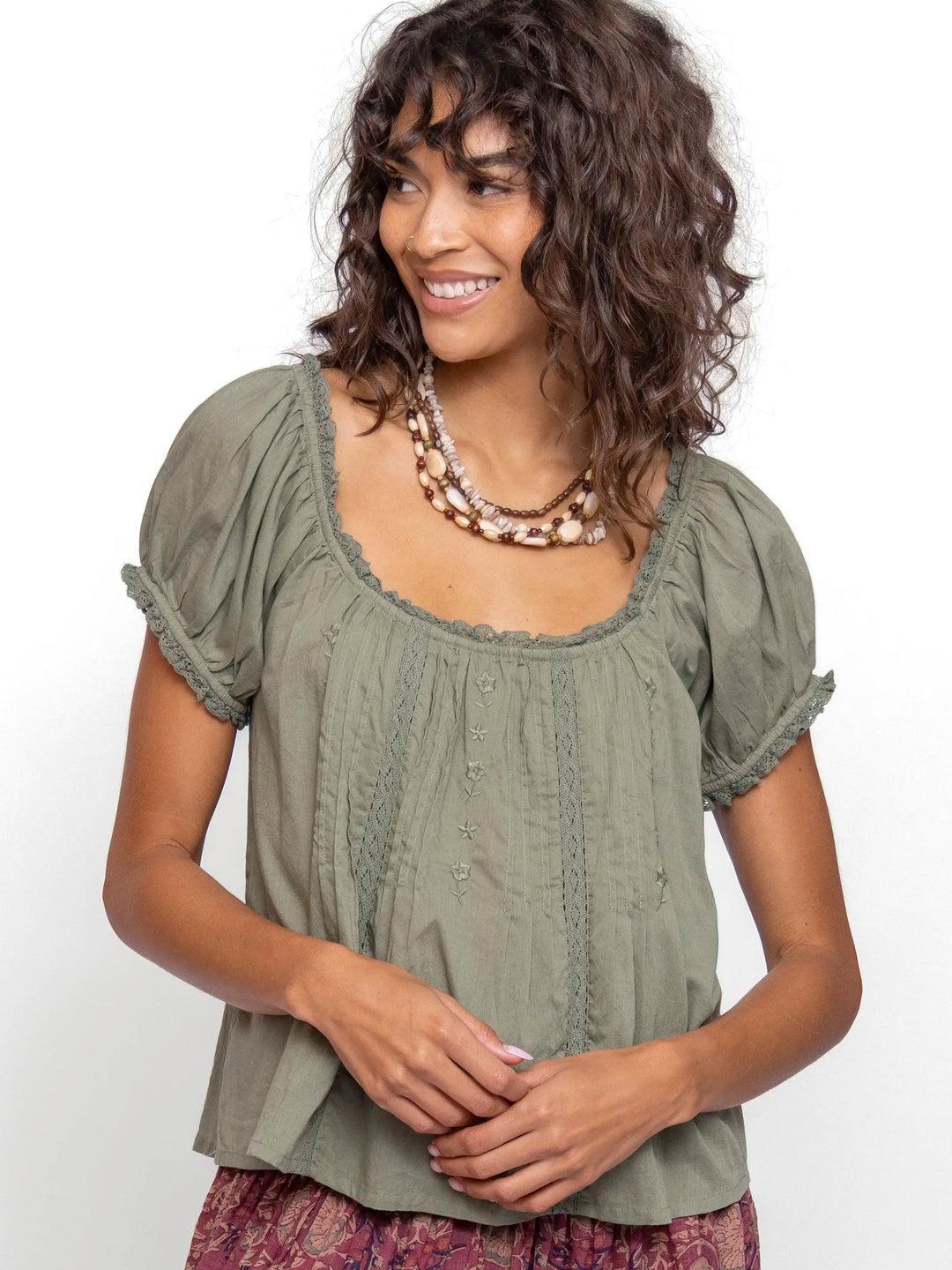 Sweet Nothings Embroidered Cotton Top Product Image