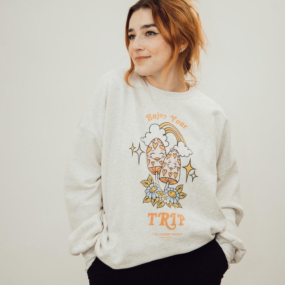 The Laundry Room Enjoy Your Trip Jumper - Heather Female Product Image