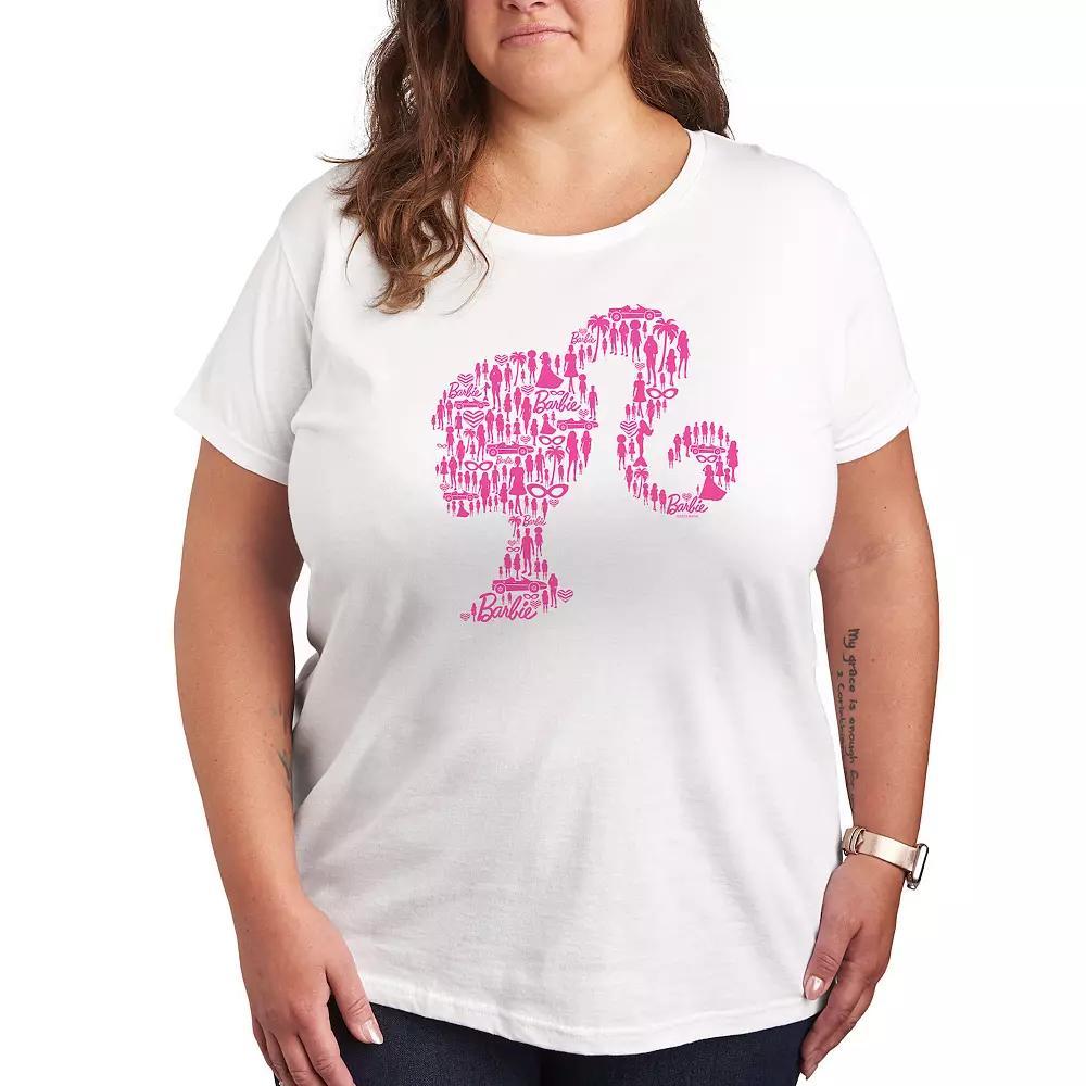Plus Cant Dog Said No Graphic Tee, Womens Grey Blue Product Image