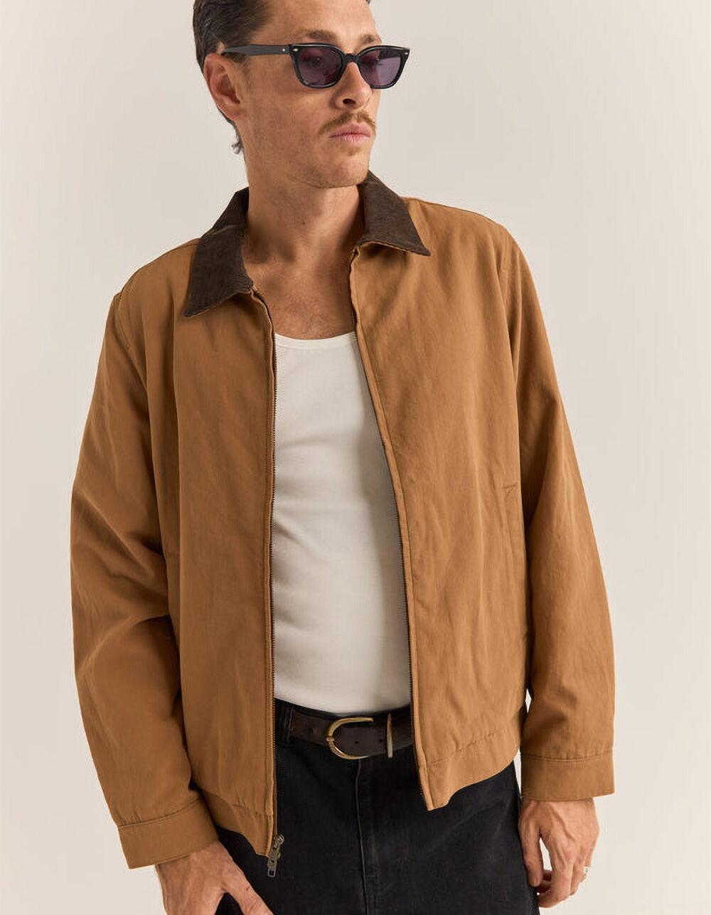 RHYTHM James Mens Jacket - NATURAL Product Image