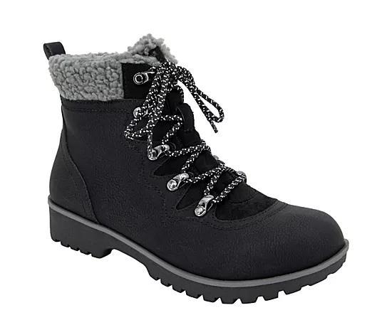 Jbu Womens Poland Waterproof Lace Up Bootie Product Image