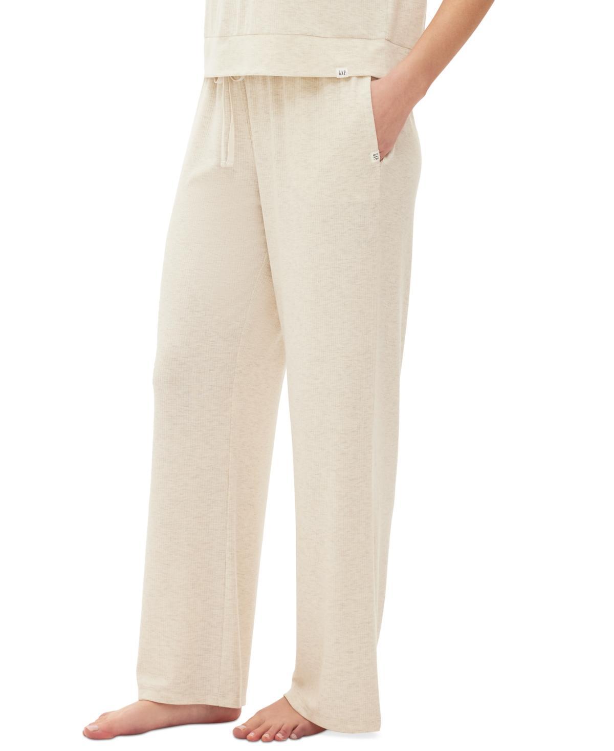 Gap GapBody Womens Ribbed Drawstring Pajama Pants Product Image