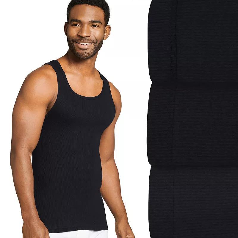 Big & Tall Jockey 3-pack Big Man Classic Tank Top A-Shirts, Mens Product Image