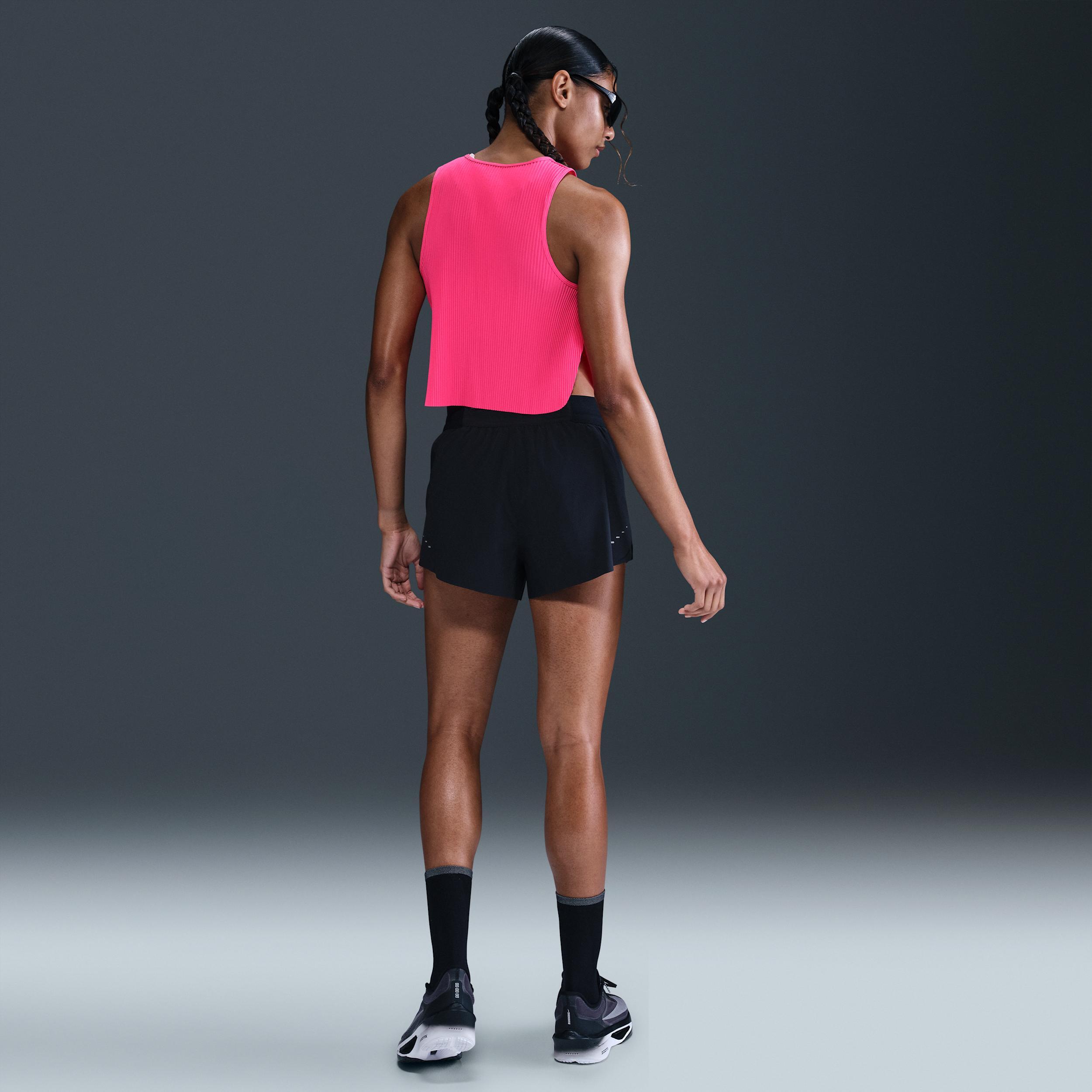 Nike Women's AeroSwift Dri-FIT ADV Cropped Running Tank Top Product Image