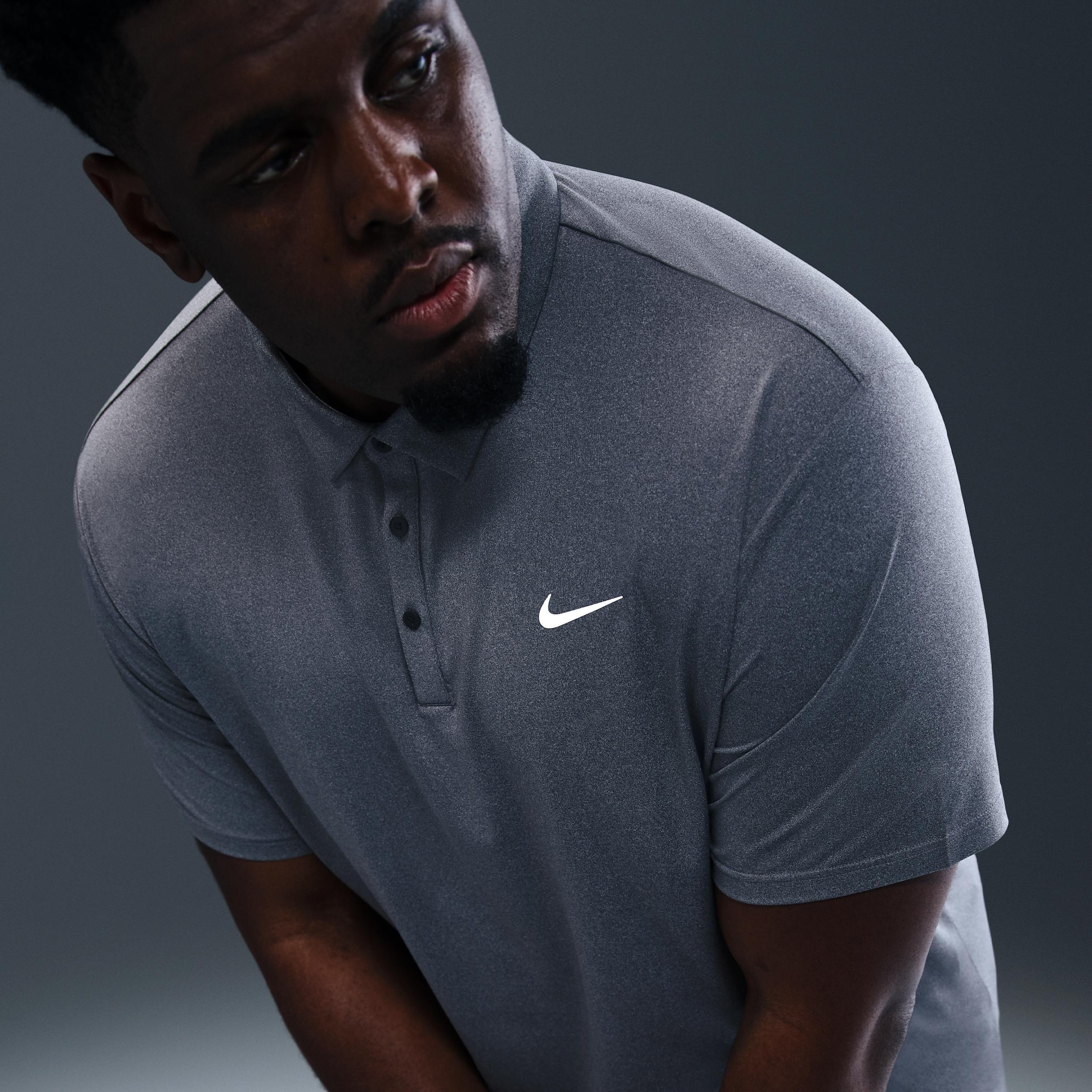 Nike Men's Tour Dri-FIT Heathered Golf Polo Product Image