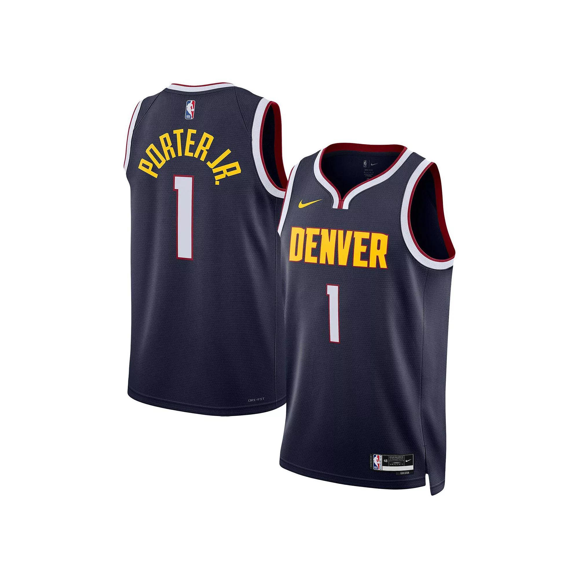 Unisex Nike Michael Porter Jr. Navy Denver Nuggets Swingman Jersey - Association Edition, Adult Unisex, Size: Medium, Nug Blue Product Image