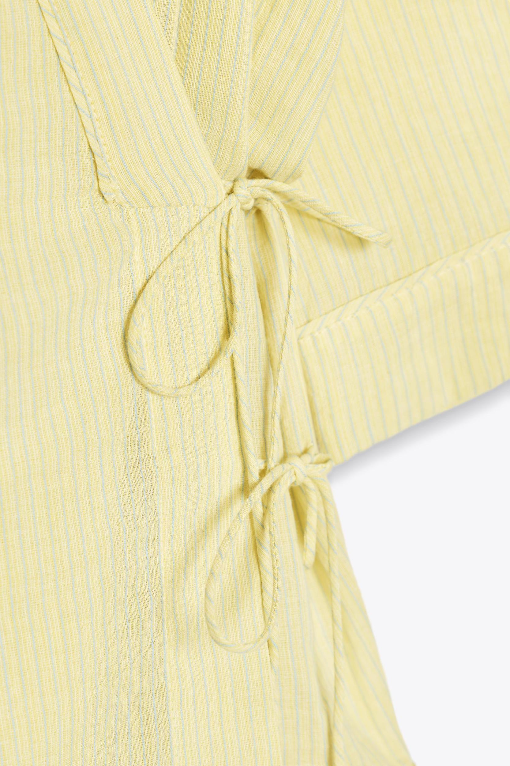 STRIPED KIMONO WITH TIES ZW COLLECTION Product Image