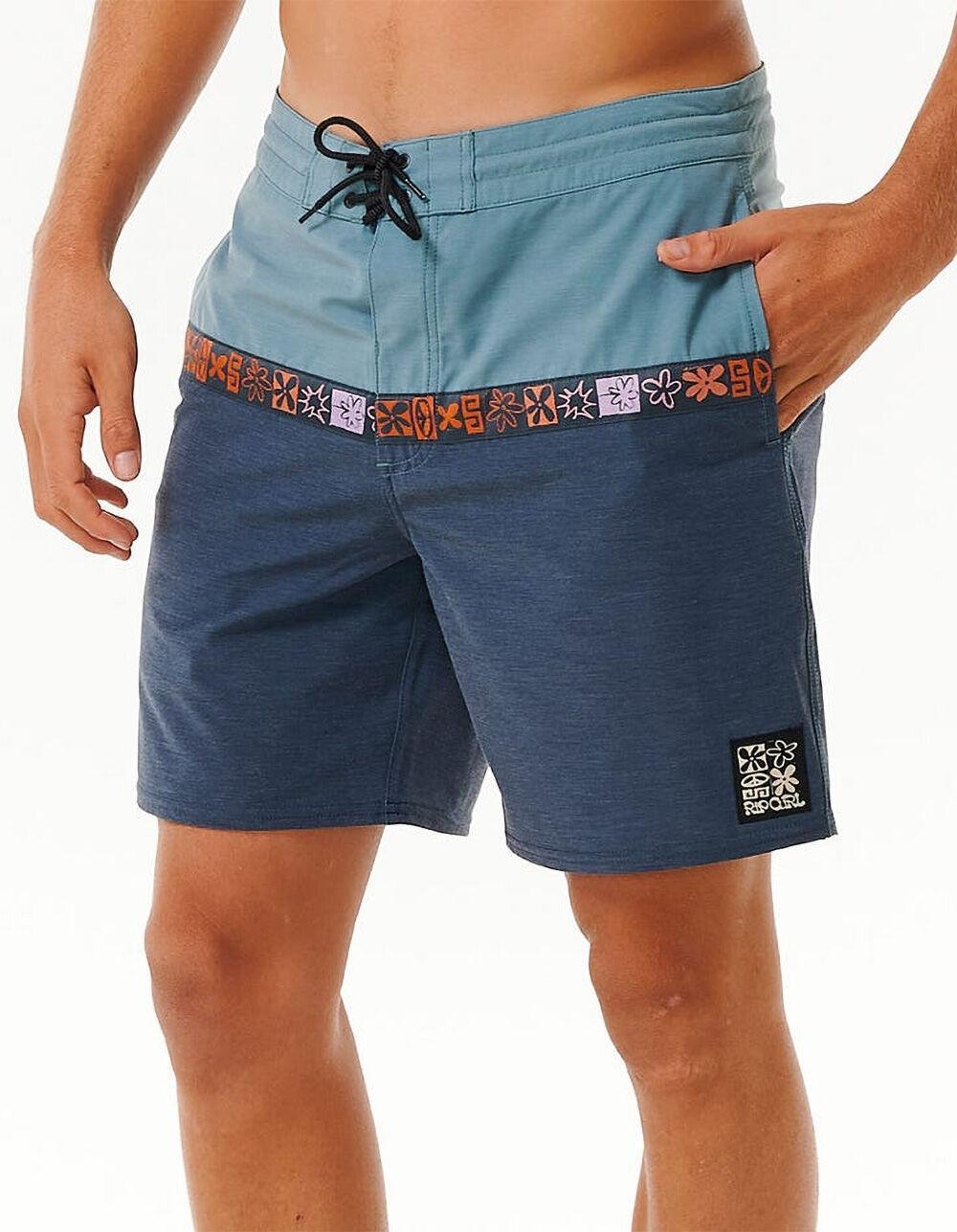 RIP CURL Saltwater Culture Fungi Layday Mens 18'' Boardshorts - NAVY Product Image