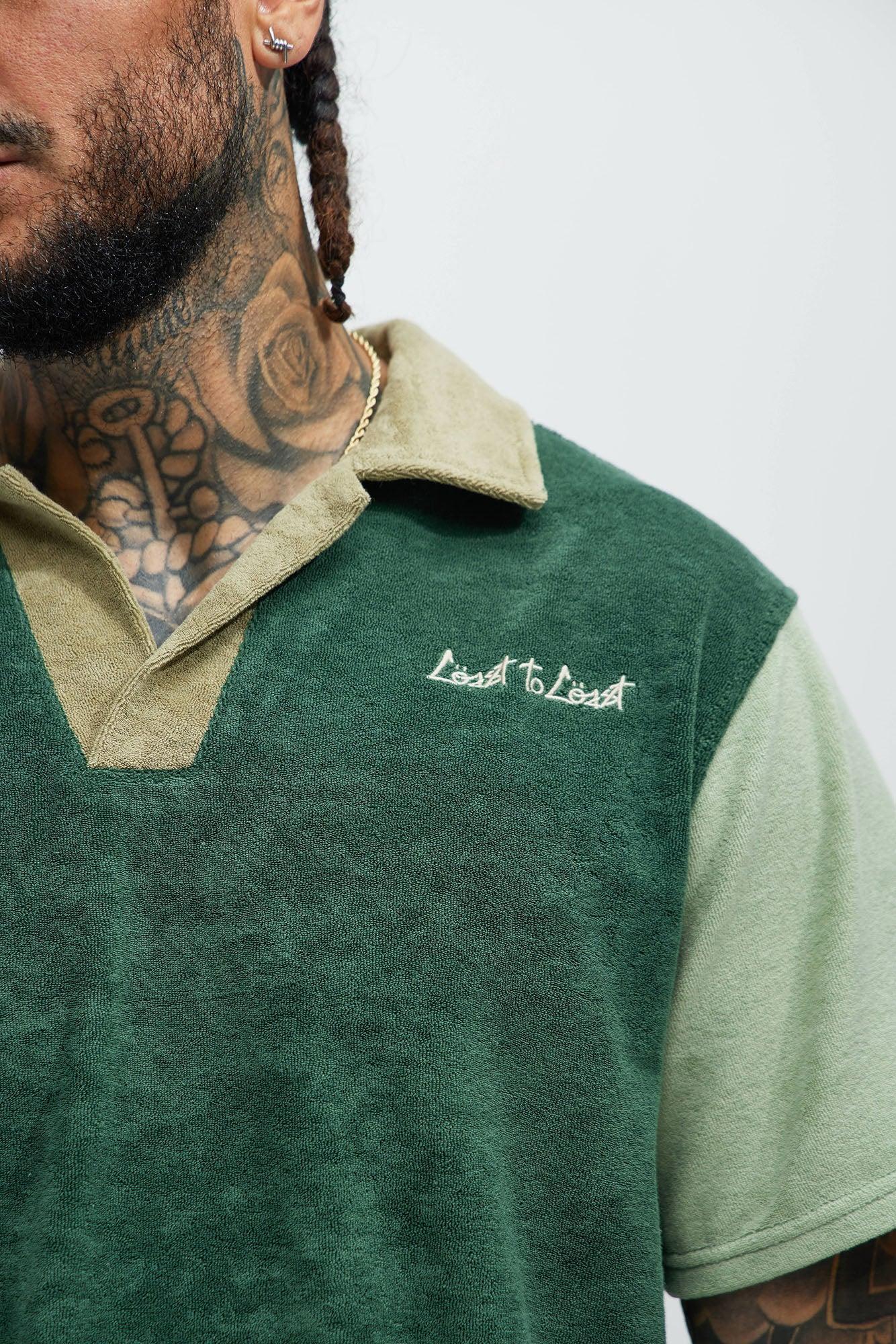 Coast To Coast Short Sleeve Polo - Hunter Product Image