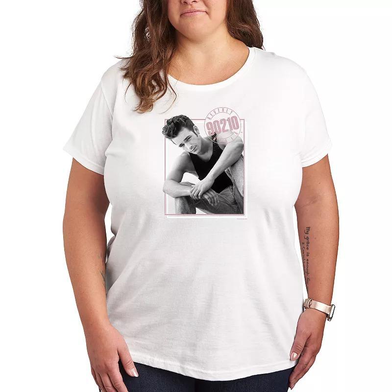 Plus Size 90210 Dylan Hero Tee, Women's, Size: 4XL, Dark Blue Product Image