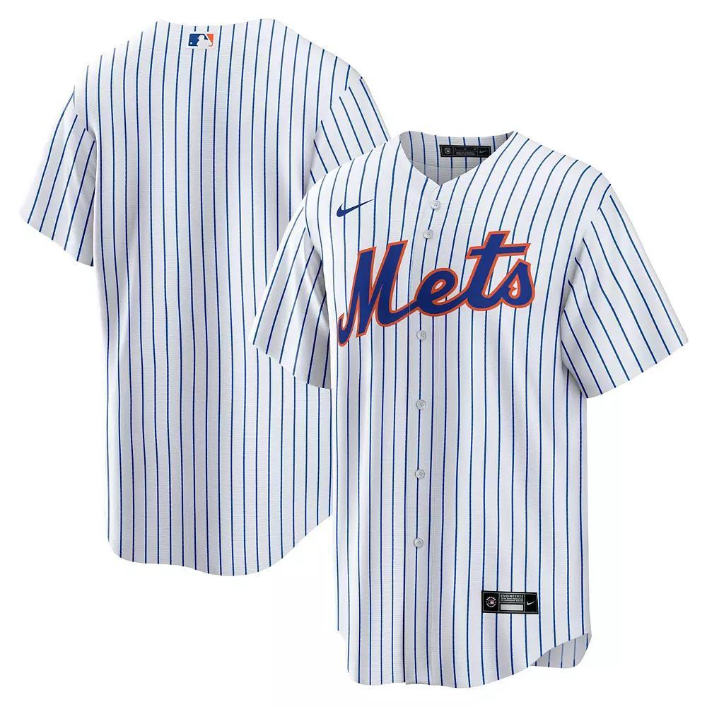 Men's Nike White New York Mets Home Replica Team Jersey, Size: XL Product Image