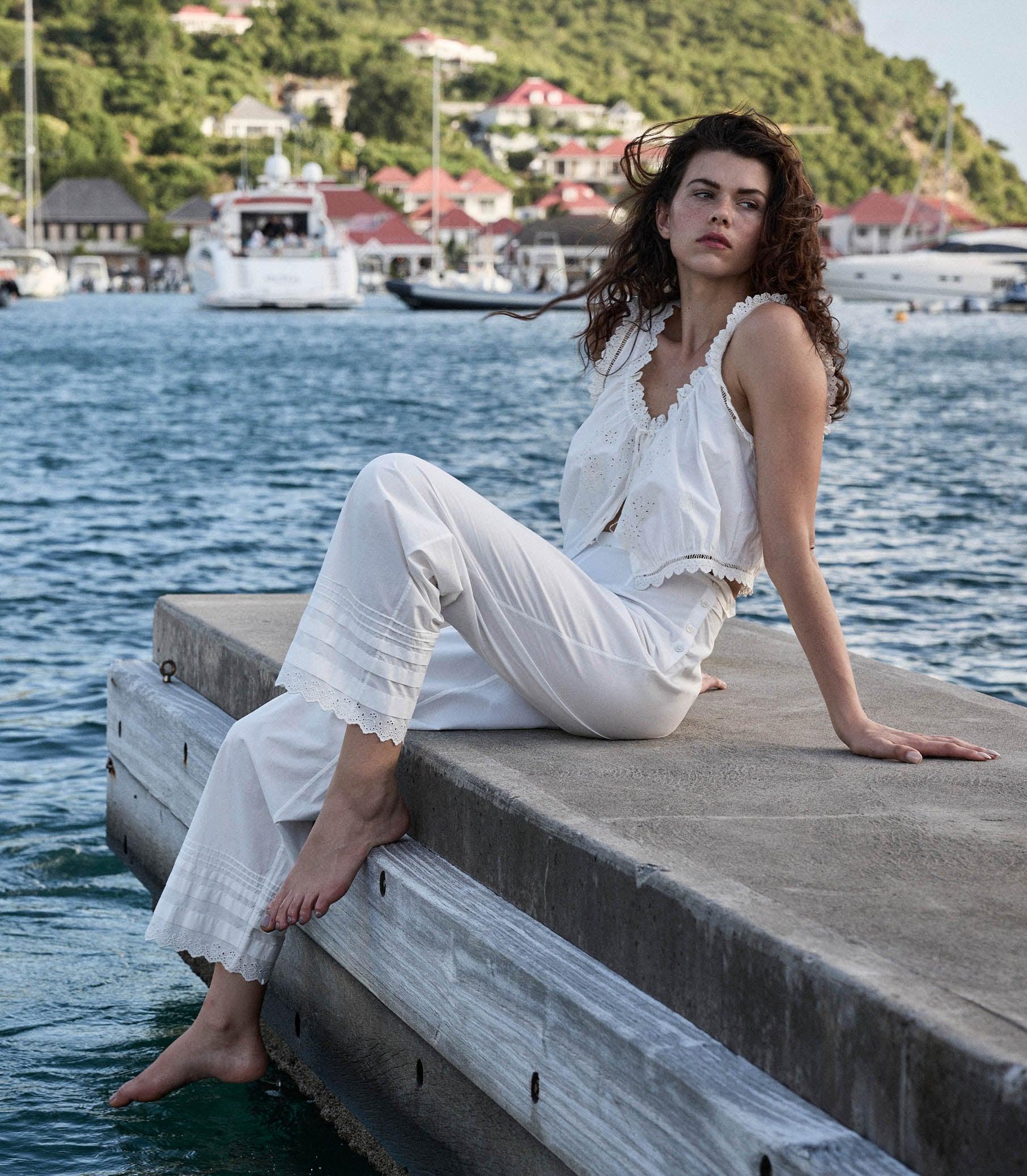 FRANCISCA PANT -- POWDER Product Image