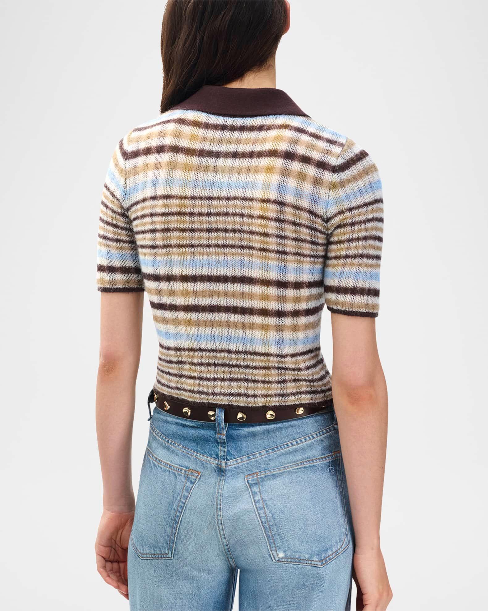Leva Short-Sleeve Zip Polo  Product Image