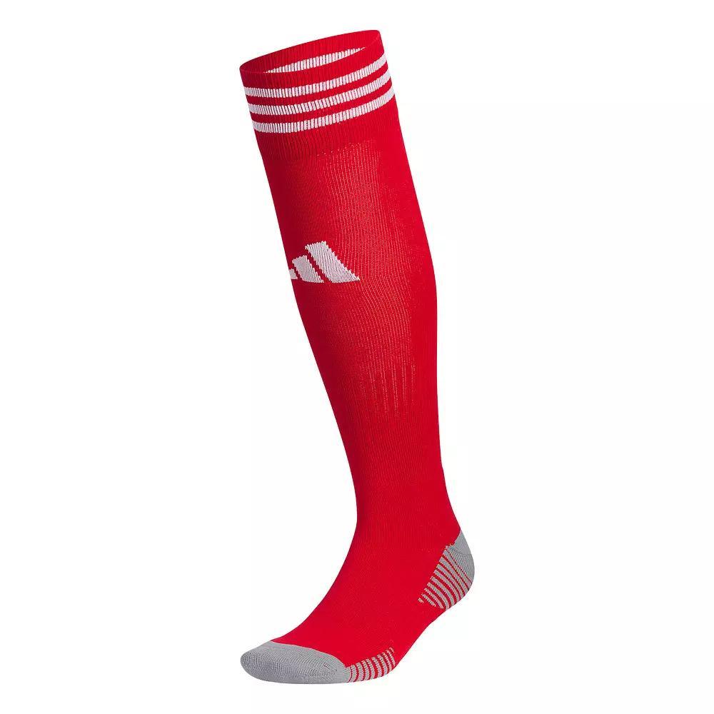 Men's adidas Copa Zone Cushion 5 Over-The-Calf Soccer Socks, Size: Large, Red White Product Image