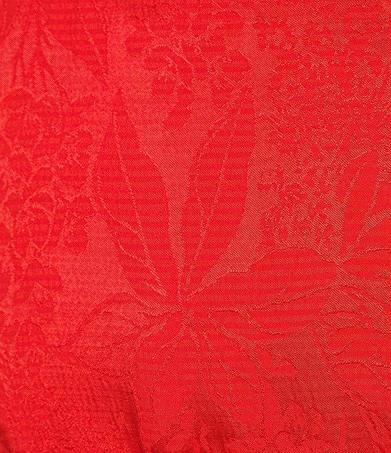 Lauren Ralph Lauren Vafarra Beaded Floral Jacquard Halter Neck Gown Product Image
